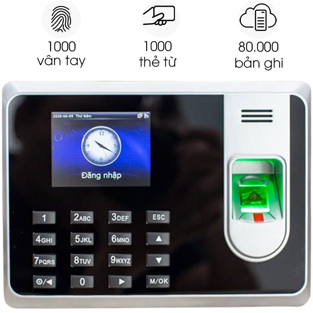 Máy chấm công vân tay - thẻ cảm ứng Ronald Jack RJ550